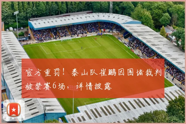 官方重罚！泰山队崔鹏因围堵裁判被禁赛6场，详情披露